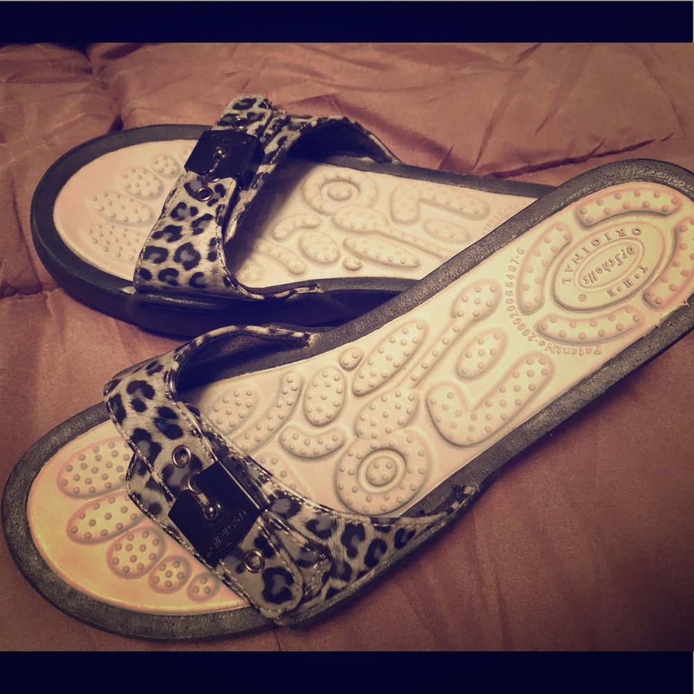 Dr Scholls adjustable slide sandals